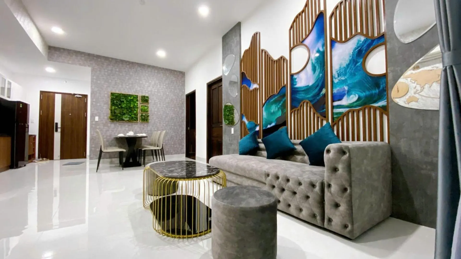 Apartment Can Ho 2Pn View Dep L Oasky Vung Tau L Bai Sau 50M L Sach Dep Day Du Tien Nghi Vietnam